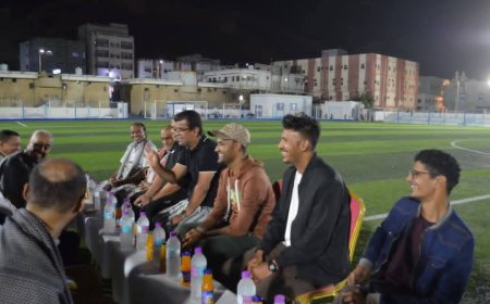 رئيس إتحاد الإعلام الرياضي بساحل حضرموت يشارك في لقاء المجلس الوطني مع قيادة نادي تضامن حضرموت 