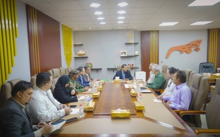 محافظ عدن يناقش مع مدير برنامج الأمم المتحدة للبيئة سُبل تعزيز العمل البيئي في العاصمة