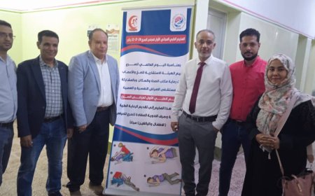 الدكتور طارق الشعبي يدشن المخيم الطبي المجاني الأول لمرضى الصرع بعدن