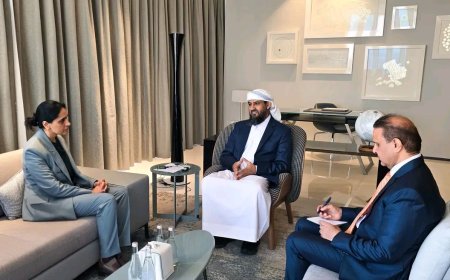 المحرّمي يستقبل السفيرة البريطانية ويؤكد أهمية دور المجتمع الدولي في مساندة مسار الإصلاحات الشاملة