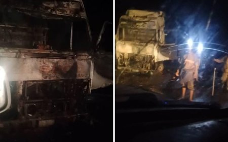 عاجل.. حادث تصادم واندلاع حريق بين قاطرتي غاز في العبر