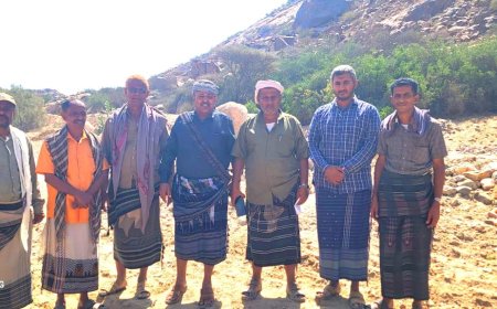 تسليم موقع حماية الأراضي الزراعية في دثينة ووادي مليحة بلودر