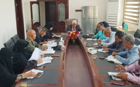 مجلس جامعة لحج يناقش تقرير  إنجاز خطة عام 2025 ومشروع خطته لعام 2026م 