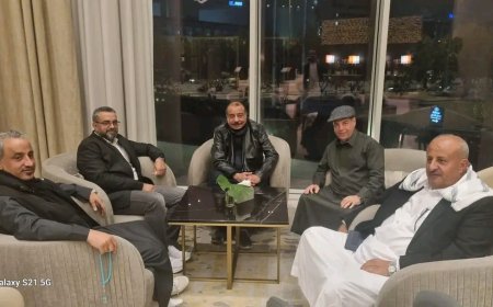 اللواء بن بريك يلتقي بشخصيات اجتماعية وقبلية جنوبية في الرياض