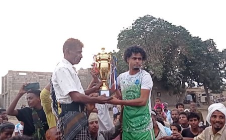 فريق عمار بلحج بطلاً لكأس دوري الشقعة