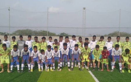 براعم أكاديمية الحافرة يقسون على منتخب أبين بثمانية أهداف نظيفة