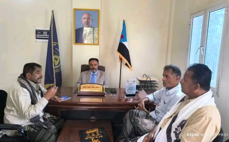 رئيس تنفيذية انتقالي أبين يلتقي رئيس كتلة أبين في الجمعية الوطنية