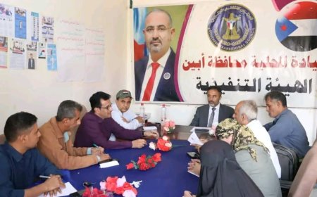 تنفيذية انتقالي أبين تعقد اجتماعها الدوري لشهر يناير وتشيد بمليونية الثبات والتصعيد