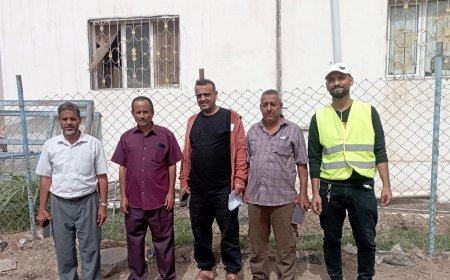 لحج.. بدعم من اليونيسف تزويد مركز قرية البيطرة الصحي بمنظومة مياه ومواد نظافة