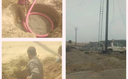 بدء أعمال ربط منظومة الطاقة الشمسية بمحطة كهرباء شقرة