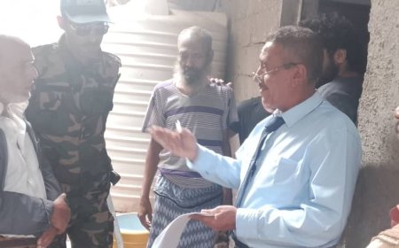 القاضي علي الحريري يقود زيارة تفتيشية مفاجئة لسجن الأمن الوطني بلحج