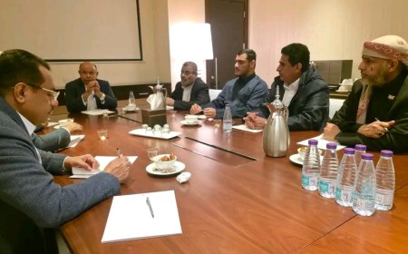 عضو مجلس القيادة محافظ حضرموت يبحث مع شخصيات سياسية حضرمية الأوضاع العامة واستحقاقات حضرموت للمرحلة القادمة