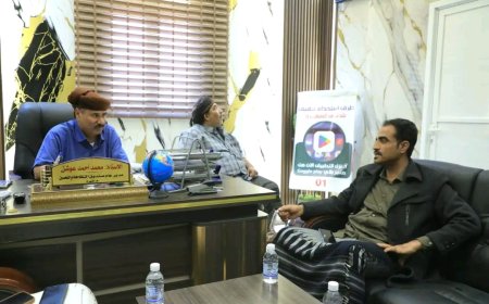 مدير عام مطار الغيظة الدولي يناقش سبل التعاون المشترك مع صندوق النظافة