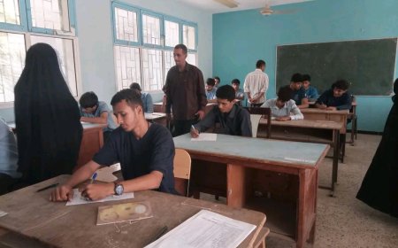 استكمال النزولات الميدانية لتفقد سير الاختبارات النظرية في المعاهد التقنية والمهنية بالعاصمة عدن