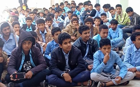 ثانوية سرار يافع تنظم ندوة أدبية وثقافية لطلابها