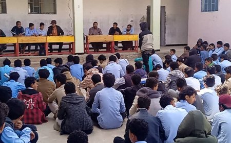 ثانوية يسلم السُنيدي بسرار يافع تنُظم ندوة أدبية وثقافية لطلابها