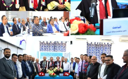 جامعة تعز تمنح الباحث مأمون الزبيري درجة الماجستير في إدارة الأعمال التنفيذي