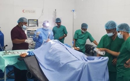 مستشفى السلام بقعطبة ينفذ عمليات جراحية ناجحة لاستئصال اللوزتين والحميات بجهود طاقم متميز