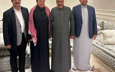 اللواء بن بريك يلتقي الفريق ناصر منصور هادي في العاصمة السعودية الرياض