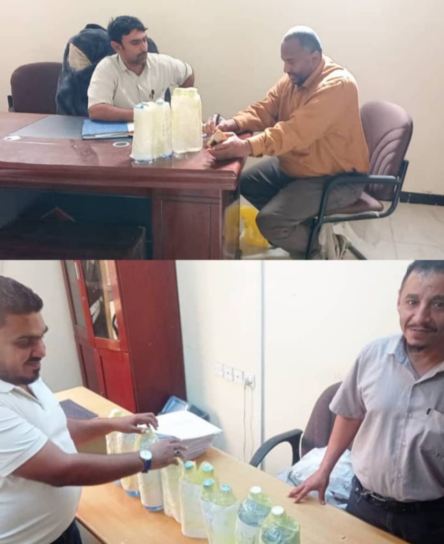 مكتب الأشغال العامة بمديرتي عتق وبيحان ينفذ نزولاً ميدانياً لـ 21 محطة تحلية مياه