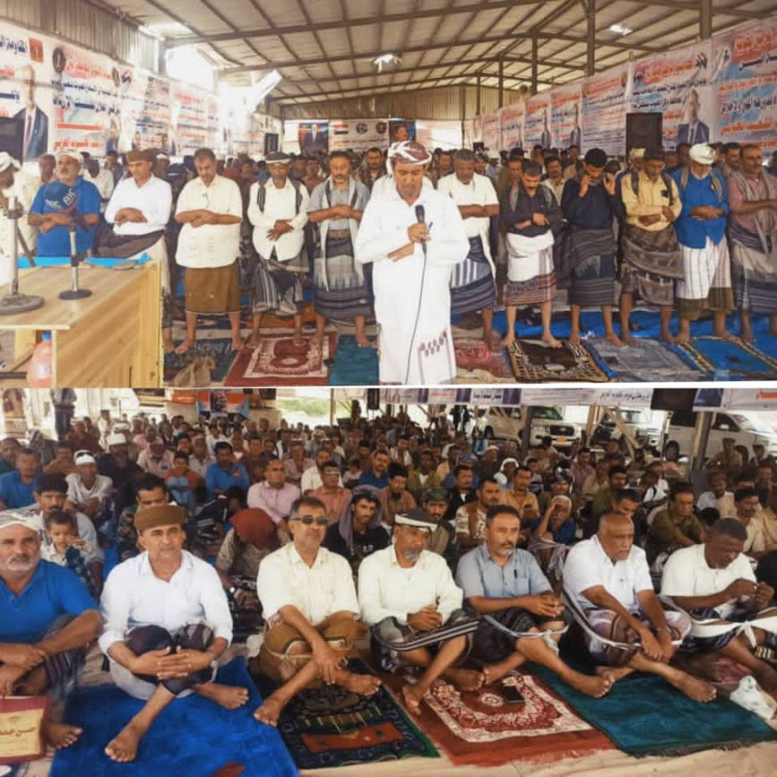 في جمعة أبين"الحق يعلو ولا يُعلى عليه".. المعتصمون في زنجبار يجددون موقفهم الراسخ ويؤكدون على عدالة القضية الجنوبية