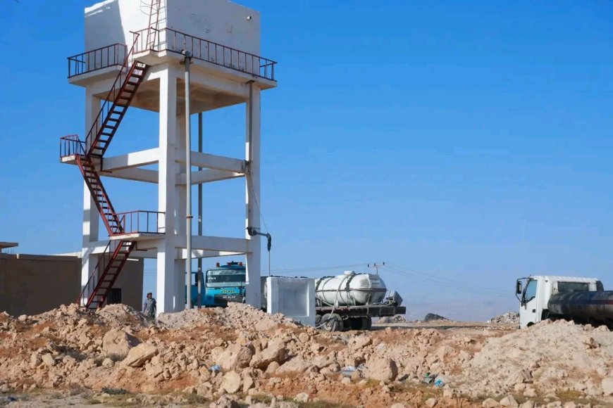 مشروع الخط الناقل لمياه ضواحي شرق مديرية الغيضة يدخل مراحله الأخيرة بنسبة إنجاز تجاوزت 88%