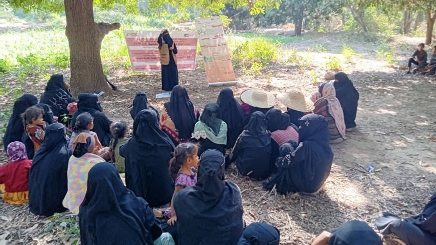 تعز.اختتام حملة توعوية حول الممارسات الصحية وملكية المجتمع فيها.