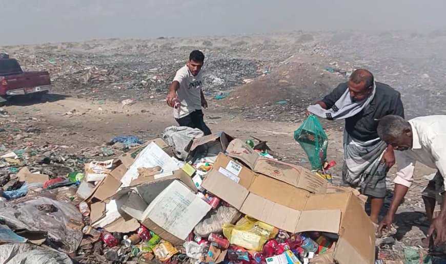 مكتب الأشغال بخنفر بتلف 2 طن من المواد المنتهية الصلاحية بمكب النفايات بدوفس