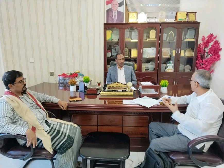 وكيل أول المهرة يبحث مع برنامج الأمم المتحدة الإنمائي تعزيز جاهزية إدارة الأزمات والكوارث