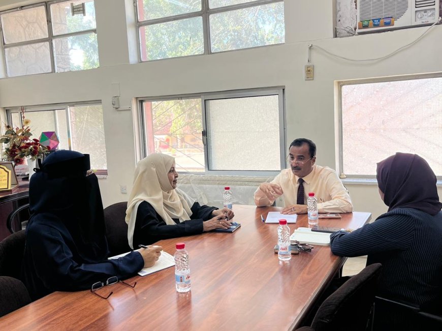 بحث سبل التعاون بين جامعة عدن واللجنة الوطنية اليمنية للتربية والثقافة والعلوم
