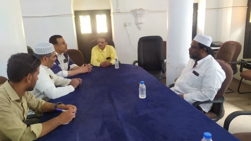 قيادة مكتب مؤتمر حضرموت الجامع بتريم تلتقي مدير عام المديرية لتعزيز الشراكة لخدمة المواطنين