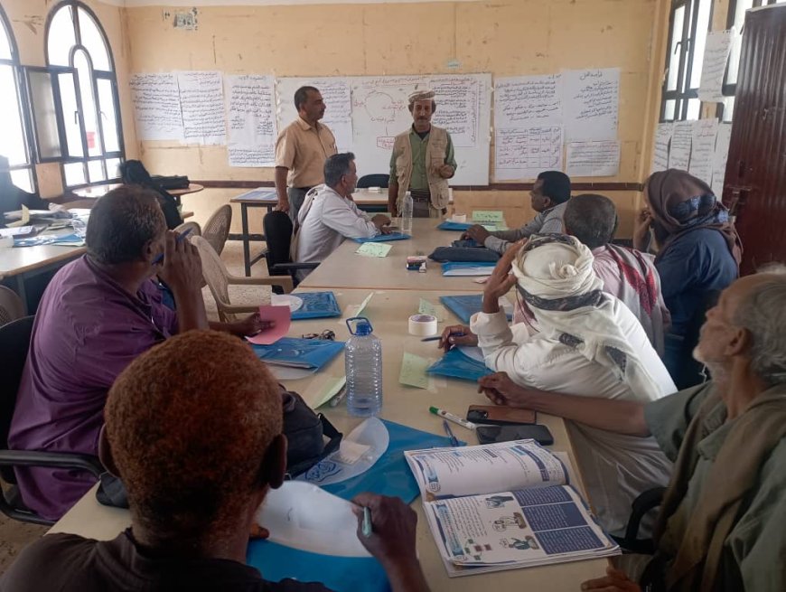 تدشين برنامج تدريبي نوعي لفرق التطوير المدرسي بمديرية تبن بدعم اليونيسيف والبنك الدولي