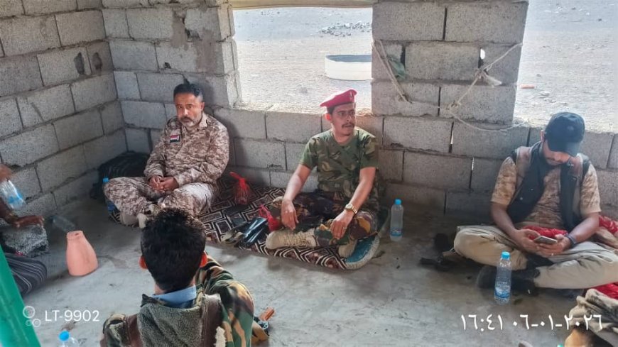 الحييد والمسهرج يتفقدان النقاط والجاهزية الأمنية للخط الساحلي الدولي شرق أبين