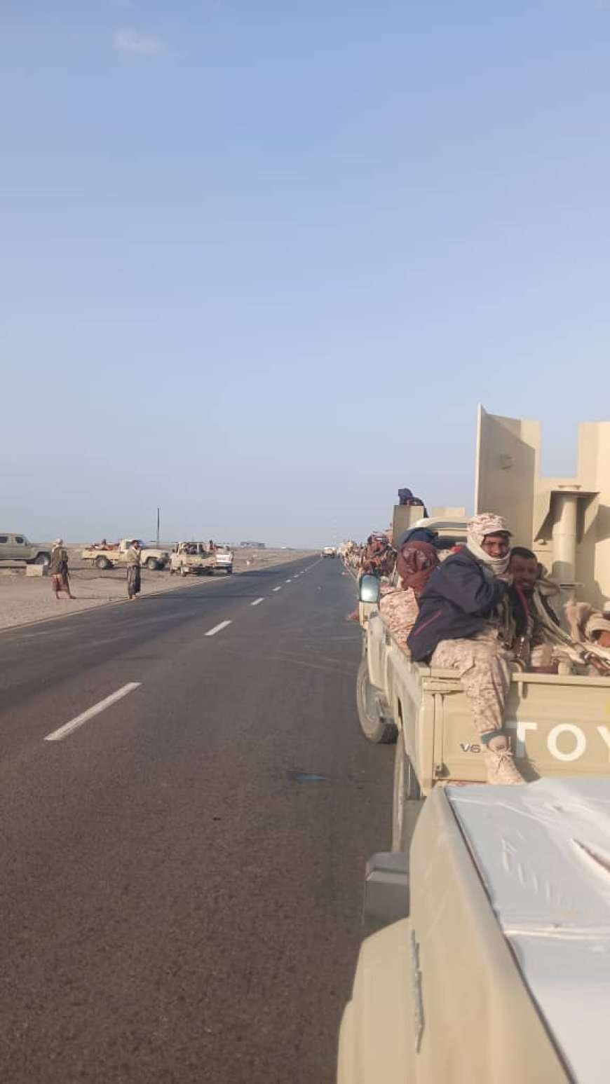 عاجل | ألوية درع الوطن تدخل عدن من محورين