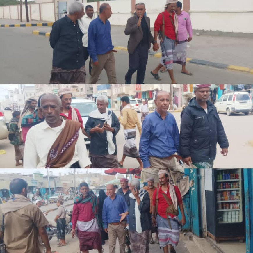 مدير عام زنجبار يتفقد جامعة أبين وأسواق المدينة ويشيد بالحراك الأكاديمي والتجاري