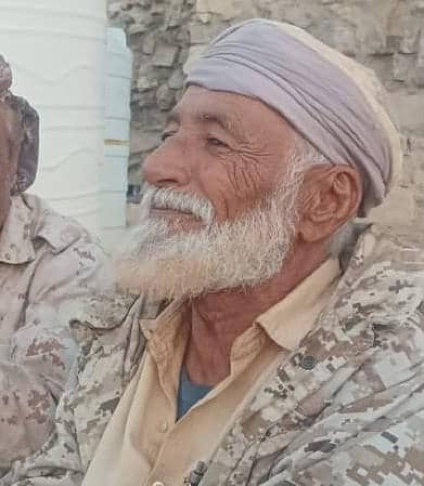 الشيخ محمد هدران يعزي بوفاة المناضل حيدره محمد حيدره الجعبه