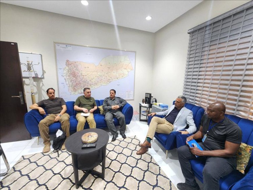 نائب مدير أمن عدن يلتقي كبير مستشاري الأمن والسلامة للأمم المتحدة