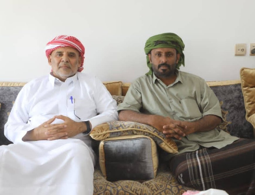 الشيخ بن حبريش يستقبل أمين عام مجلس حضرموت الوطني