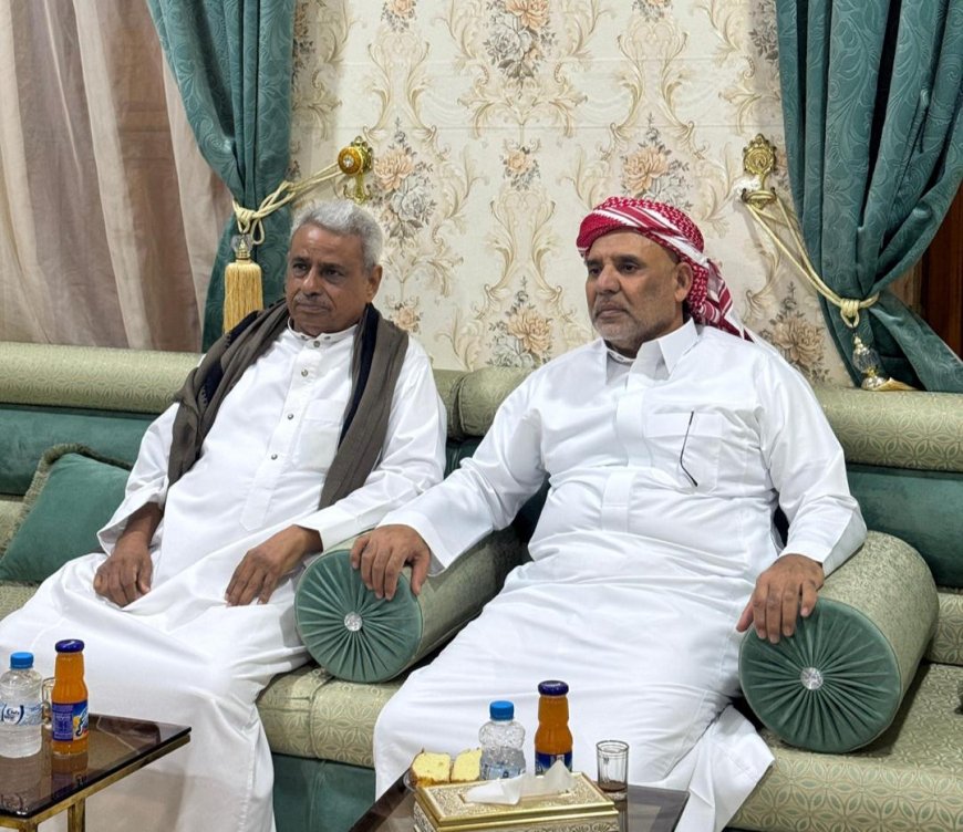 سكرتير أول منظمة الحزب الاشتراكي بحضرموت يستقبل الأمين العام لمجلس حضرموت الوطني بالمكلا