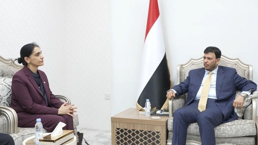 عضو مجلس القيادة الدكتور عبدالله العليمي يبحث مع السفيرة البريطانية مستجدات الأوضاع ومسار الاستقرار في اليمن