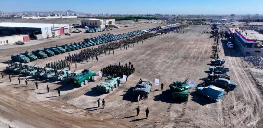 عضو مجلس القيادة الرئاسي العرادة يدشّن العام التدريبي 2026 لوحدات شرطة مأرب