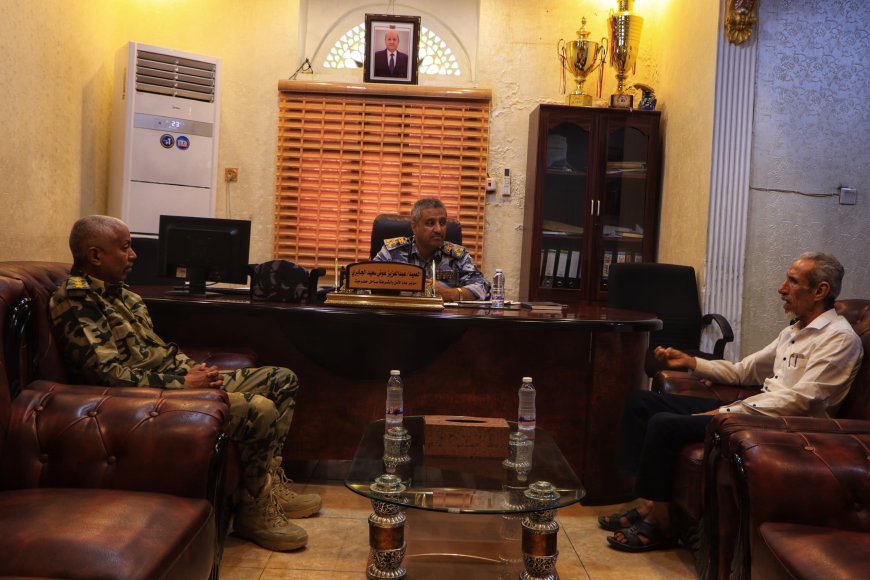 المدير العام للأمن والشرطة بساحل حضرموت يبحث مع مدير عام مديرية دوعن جهود تعزيز الأمن والاستقرار بالمديرية