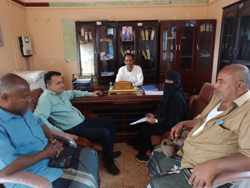 ​فريق من وحدة التغذية بوزارة التربية يزور تربية المسيمير