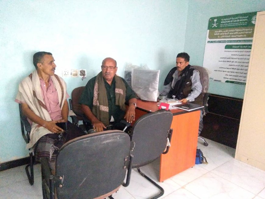 المناضل قاسم حمود الحماطي يزور جمعية الأمل لذوي الاعاقة في حالمين ويتفقد سير عملها