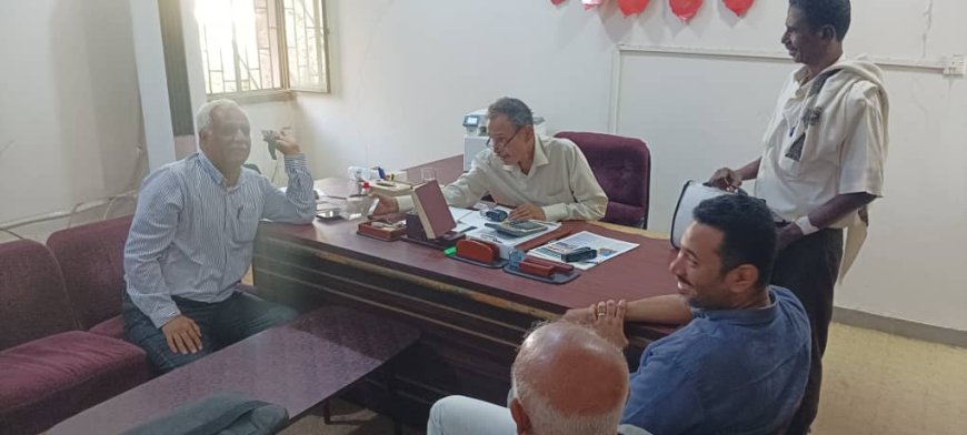 مدير عام مستشفى الأمراض النفسية يلتقي الوكيل المساعد لقطاع الطب العلاجي بوزارة الصحة