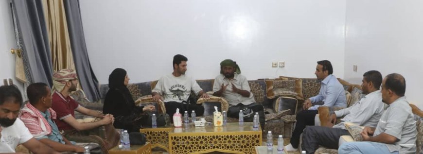 بن حبريش يلتقي بالمكلا مجموعة من الحقوقيين والباحثين في مجال حقوق الإنسان 