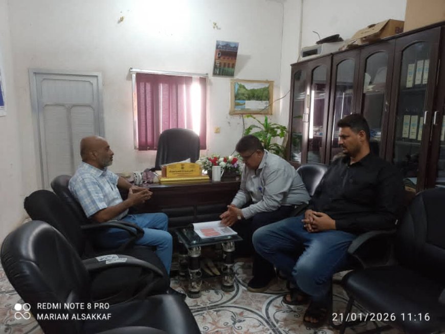 البيئة والزراعة يناقشان جملة من  المواضيع والقضايا البيئية في محافظة لحج 