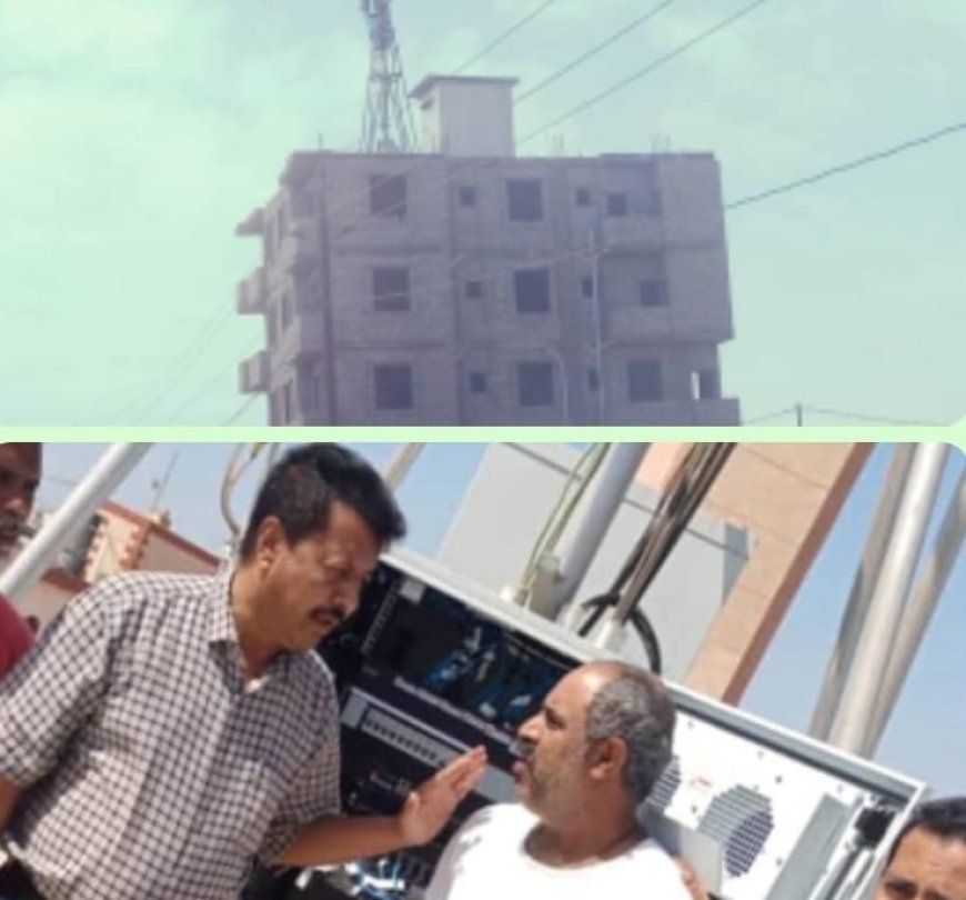 مدير عام رضوم يثمن جهود المحافظ ابن الوزير ومدير عام مؤسسة الاتصالات بالمحافظة