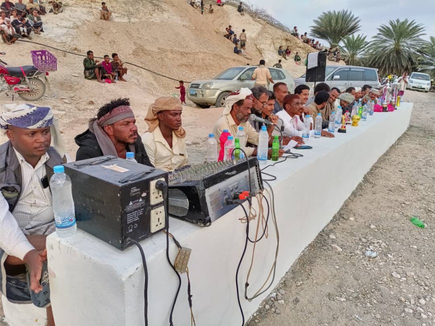 منصة ملعب 14 أكتوبر برضوم تخطف الأنظار في نهائي بطولة الشهيدين الخطاف والعظمي (النسخة العاشرة)