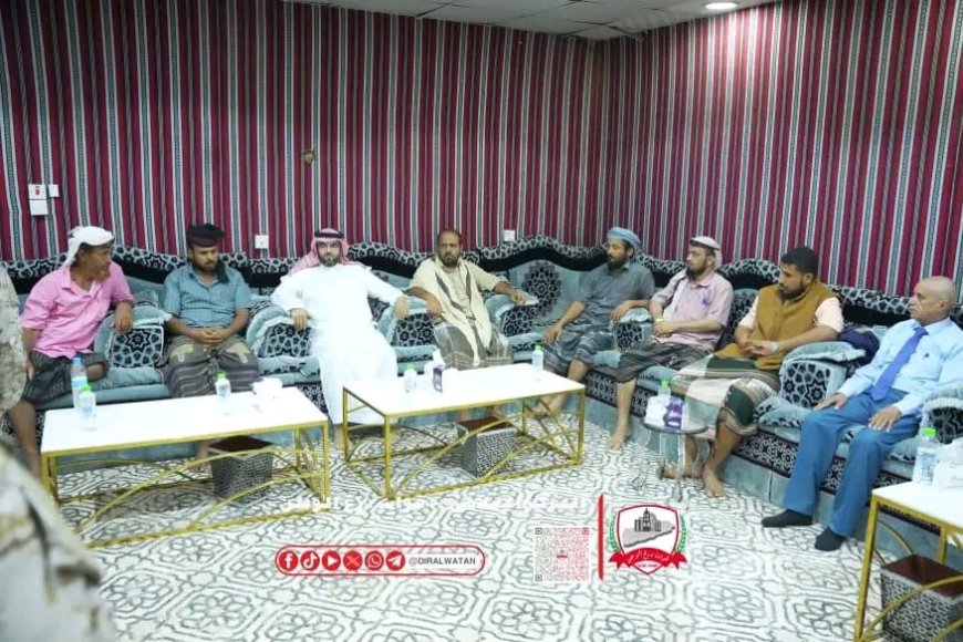 المستشار فلاح الشهراني يلتقي بذوي وأسر الشهداء في عدن ويؤكد استمرار الجهود لتعزيز الأمن والاستقرار